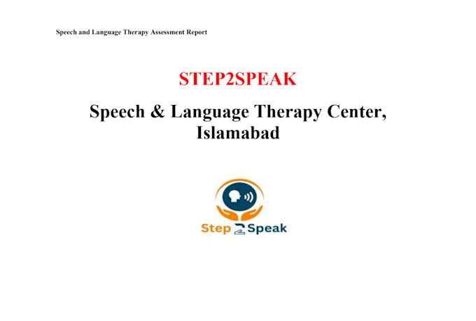 write speech therapy reports and special education content